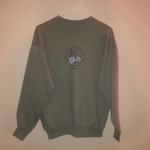 Sage green crewneck sweatshirt